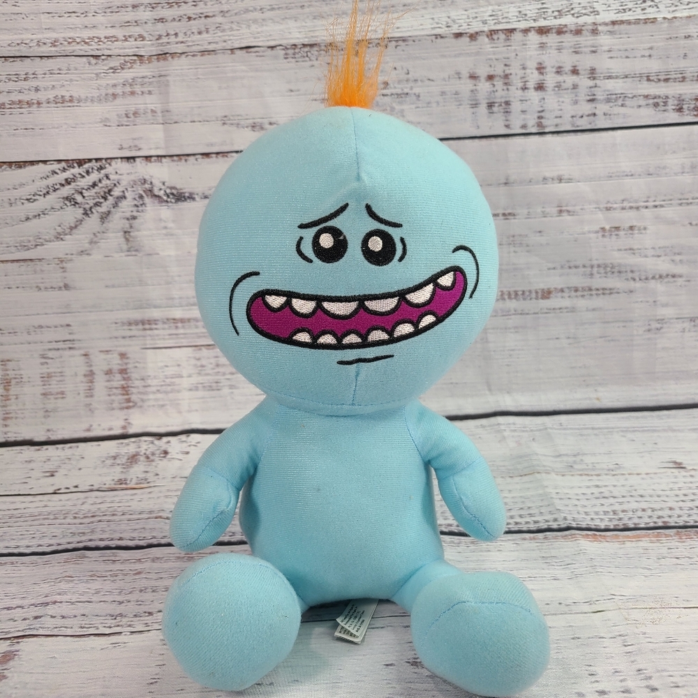 RICK AND MORTY Mr. Meeseeks Plush 10" Adult Swim 2018 Toy Factory